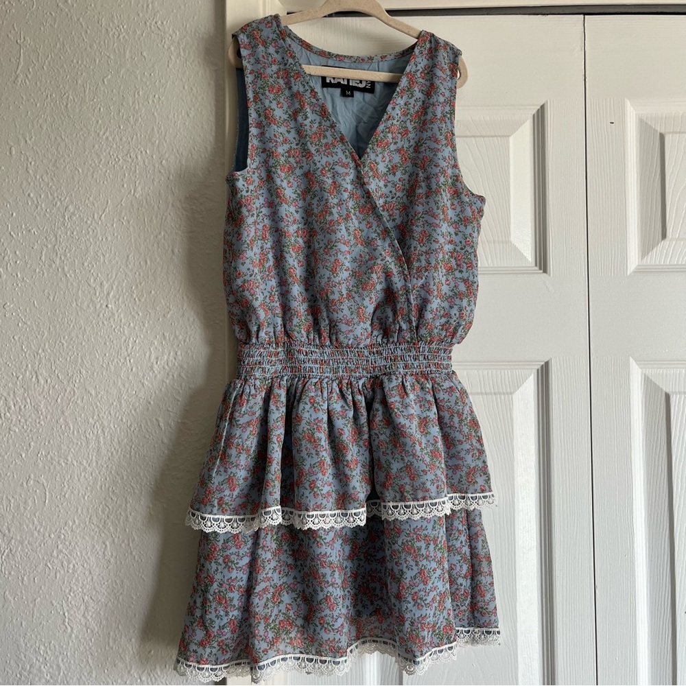 Katie J Tween Marni Dress floral medium (size 10 tweens)